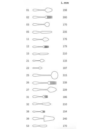 Abert Step Teaspoon Spoon (Set of 6)