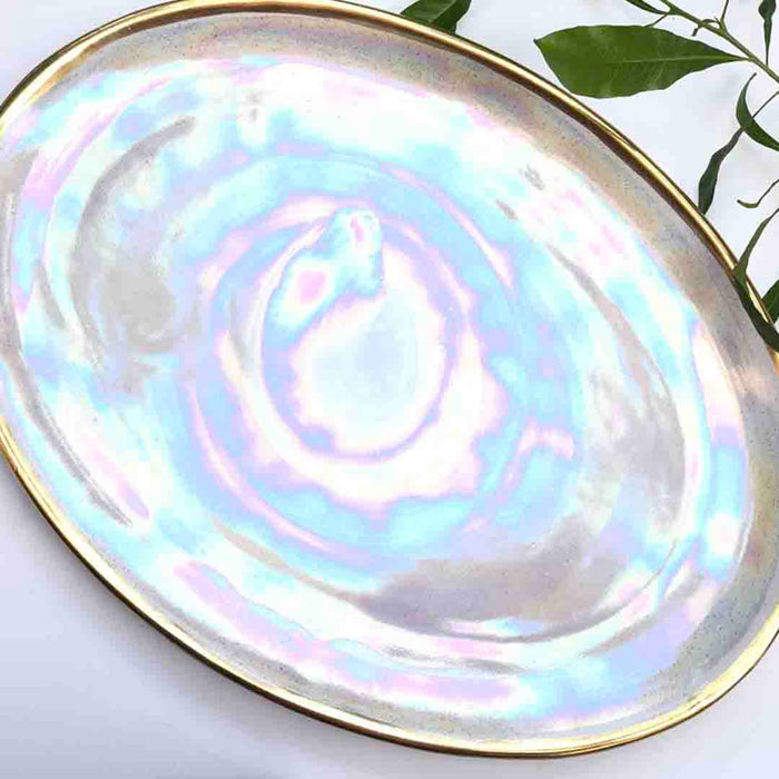 Khan Elsaada Aurum Oval Serving Platter