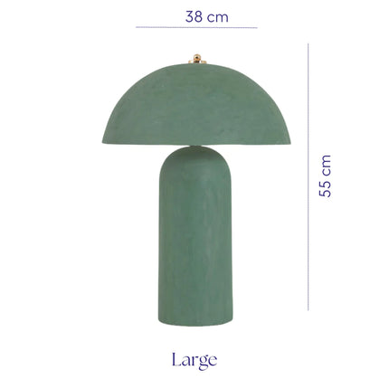 Cove Designs Truffle Velvet Table Lamp