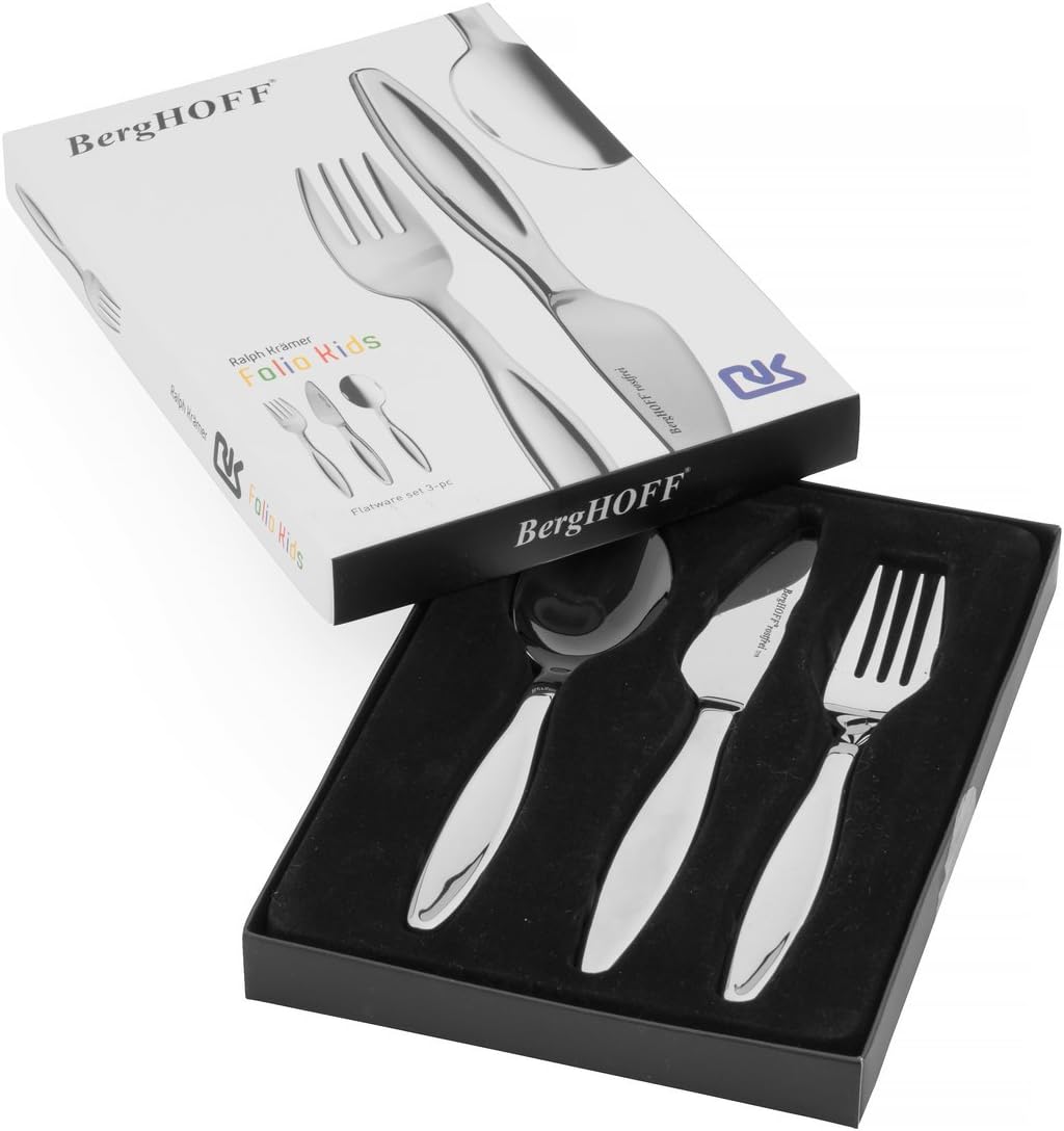 BergHoff Essentials 3 Pcs Flatware Set  Folio Kids