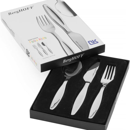 BergHoff Essentials 3 Pcs Flatware Set  Folio Kids