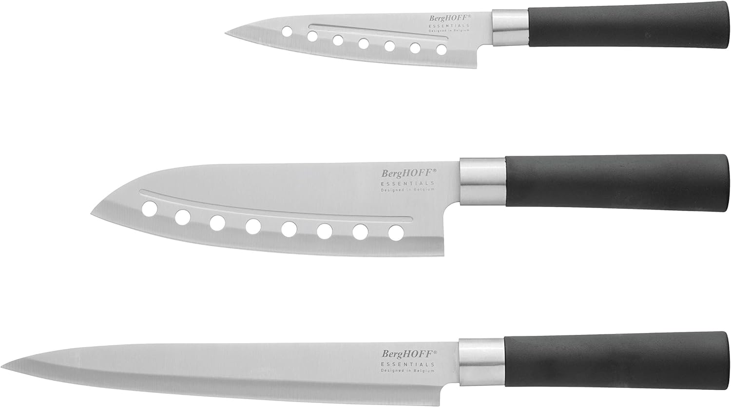 BergHoff Essentials 3pc knife set PP handle