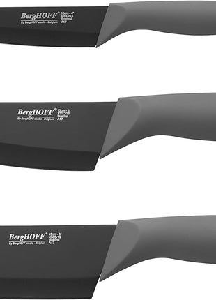 BergHoff Essentials 3pc knife set coated Flux
