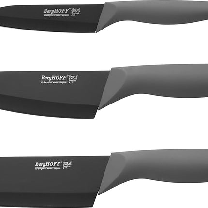 BergHoff Essentials 3pc knife set coated Flux