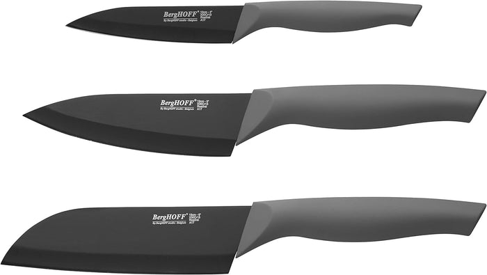 BergHoff Essentials 3pc knife set coated Flux