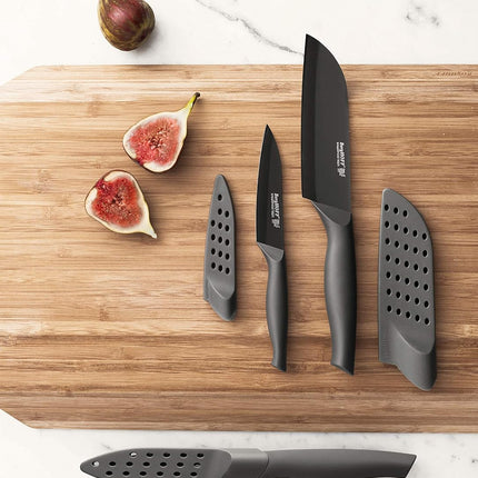 BergHoff Essentials 3pc knife set coated Flux