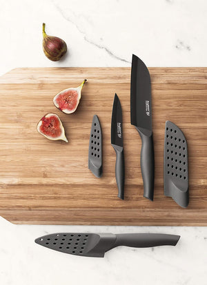 BergHoff Essentials 3pc knife set coated Flux