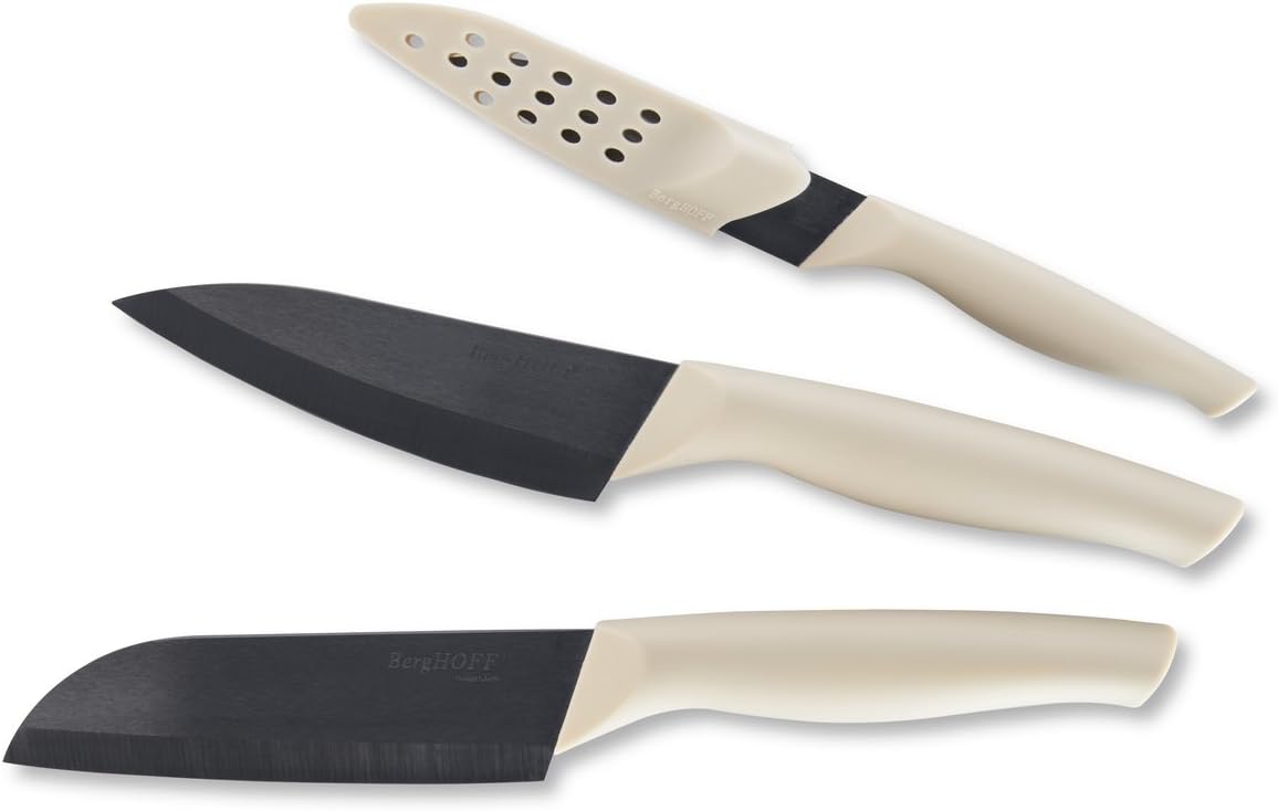 BergHoff Essentials 3 piece ceramic knife set