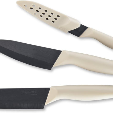 BergHoff Essentials 3 piece ceramic knife set