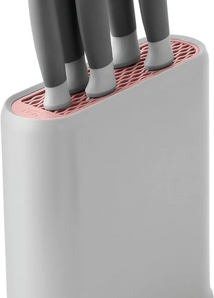 BergHoff Essentials 6Pcs Knife Block LEO Grey