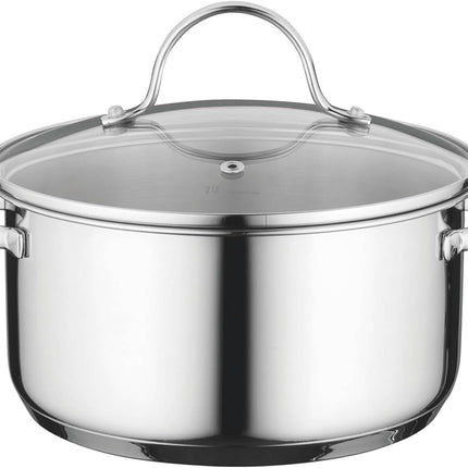 BergHoff Essentials 7 Pcs Cookware Set Comfort Stainless Steel with Lid