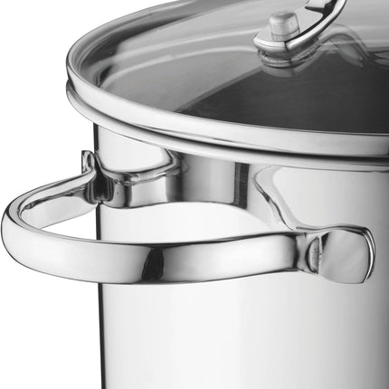 BergHoff Essentials 7 Pcs Cookware Set Comfort Stainless Steel with Lid