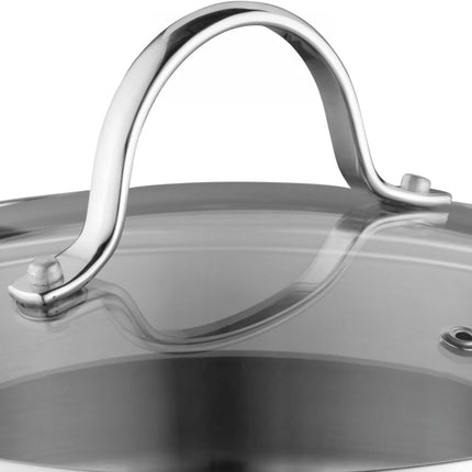 BergHoff Essentials 7 Pcs Cookware Set Comfort Stainless Steel with Lid