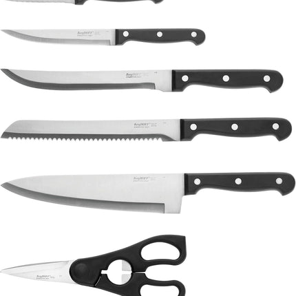 BergHoff Essentials 7 Pcs Knife Block Quadra