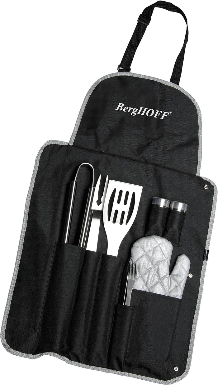 BergHoff Essentials 9 Pcs Barbecue Set in Apron