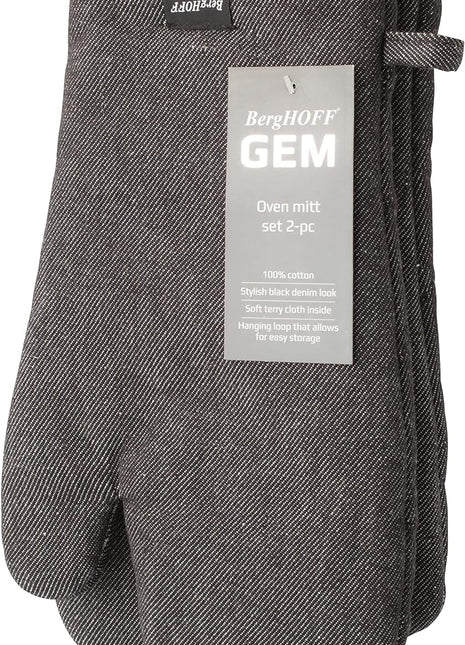 BergHoff Gem 2 Pc Oven Glove Set.