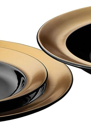 BergHoff Gem 3 Piece Plate Set Black