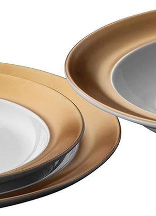 BergHoff Gem 3 Piece Plate Set white