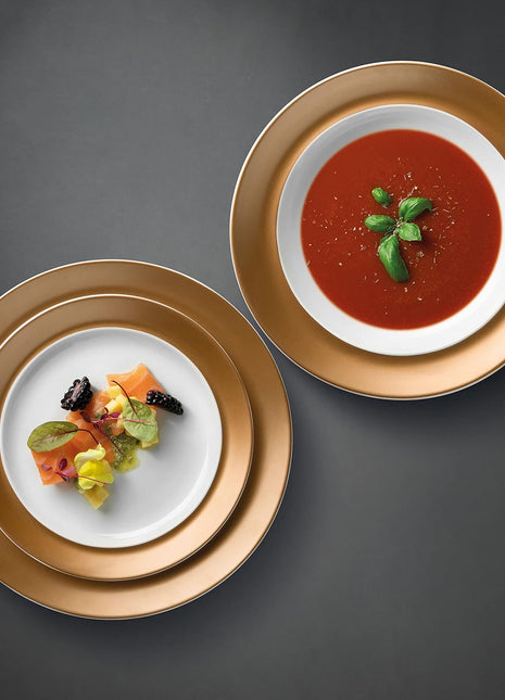 BergHoff Gem 3 Piece Plate Set white