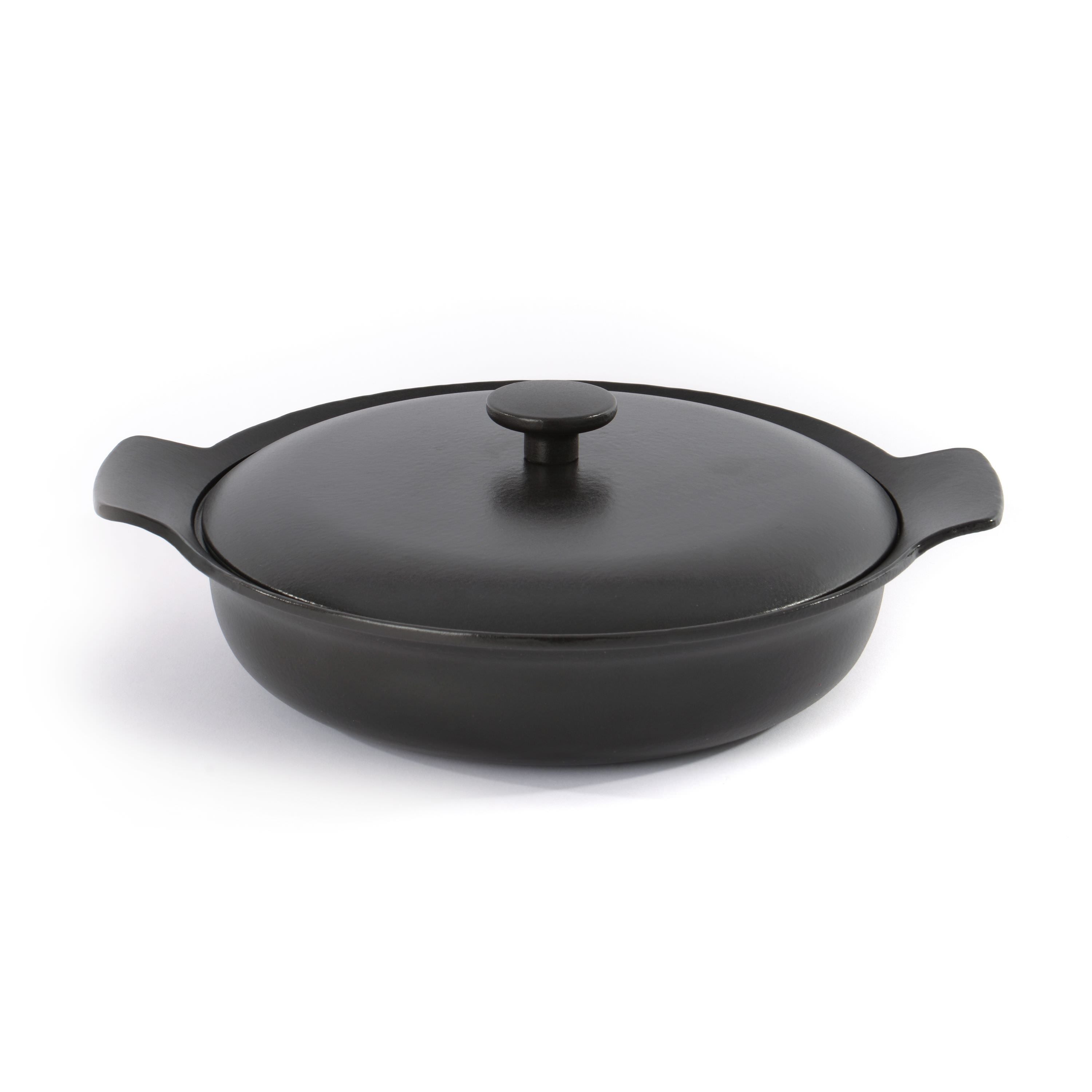 BergHoff Ron Covered deep skillet cast iron black  28 cm