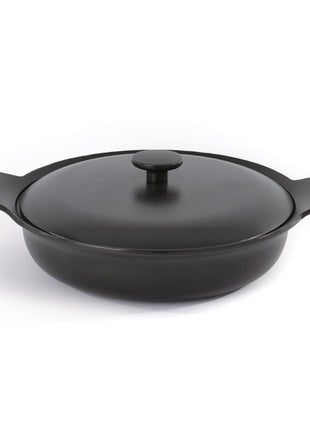 BergHoff Ron Covered deep skillet cast iron black  28 cm