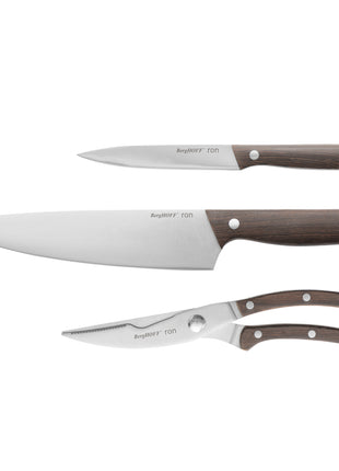 BergHoff Ron Multifunctional knife set Chef’s knife   Utility knife Poultry shears