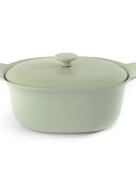 BergHoff Ron Oval covered casserole green 28 x 22 cm