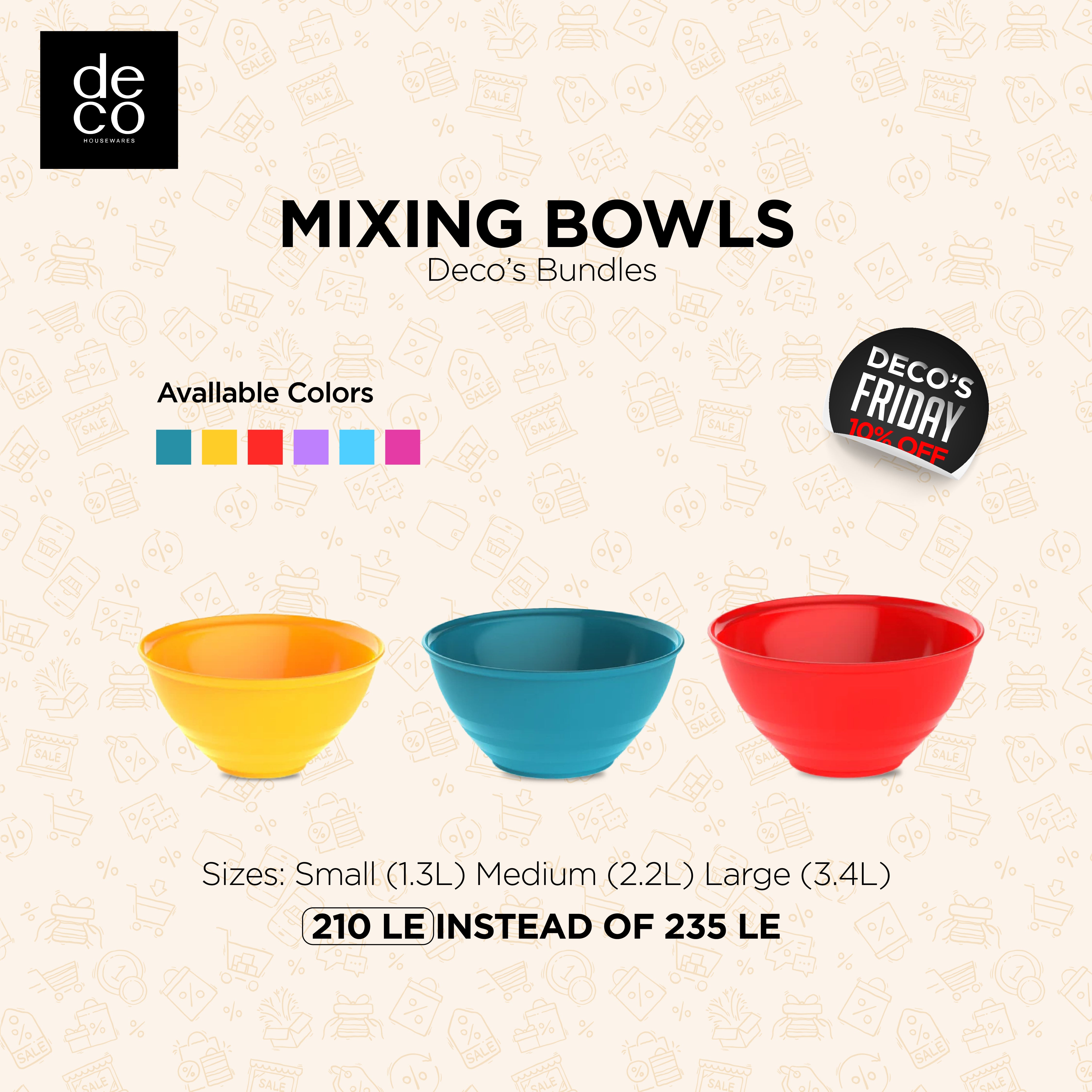 M Design Mixing Bowls