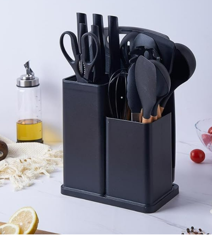 Silicone Kitchen Tools Set (19 Pcs)