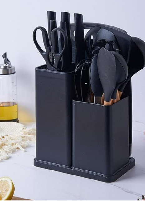 Silicone Kitchen Tools Set (19 Pcs)