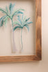 The Words Co Boho Palms Glass Frame