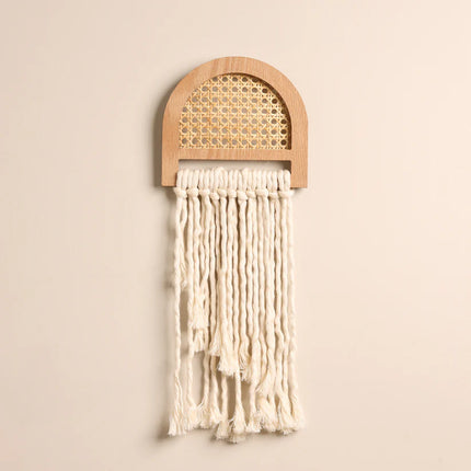 The Words Co Boho Cane Macrame Arch