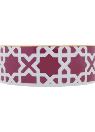 Porland Morocco Bowl - Burgundy, 18cm