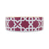 Porland Morocco Bowl - Burgundy, 18cm