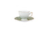 Porland Morocco Coffee Cup & Saucer Set - 12 Pieces, 80ml