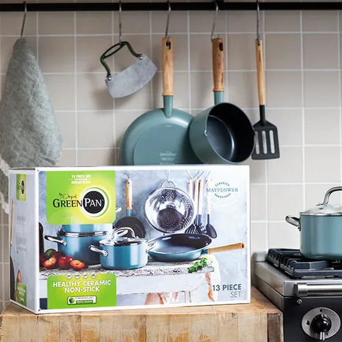 GreenPan Mayflower 13 Pcs Cookware Set