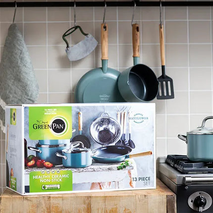 GreenPan Mayflower 13 Pcs Cookware Set