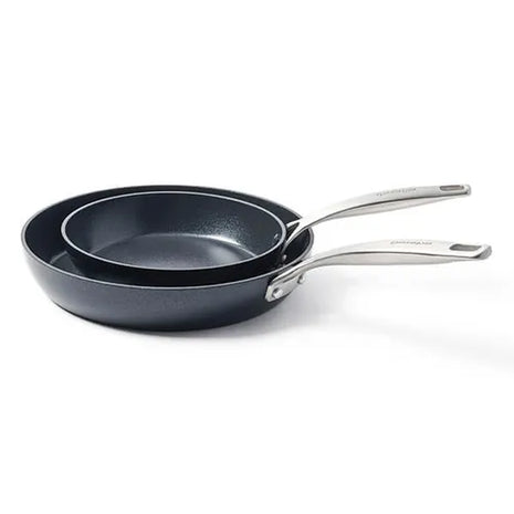GreenPan GreenPan Copenhagen Aluminum Non-Stick 20cm & 28cm Frying Pan Set