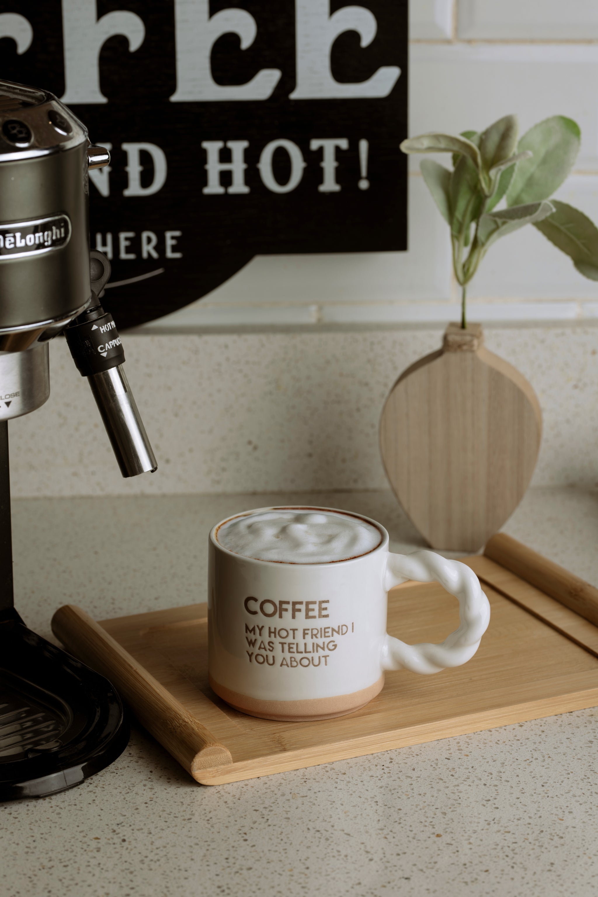 The Words Co Coffee My Hot Friend Mug