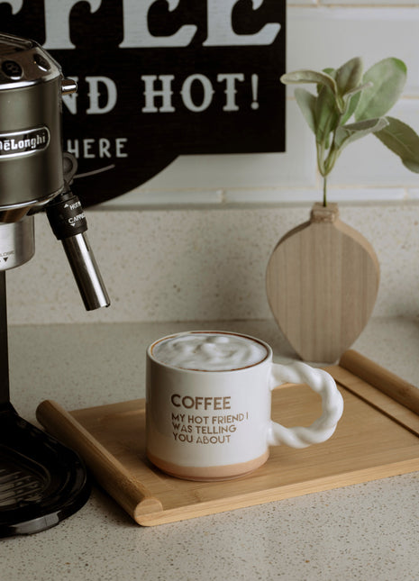 The Words Co Coffee My Hot Friend Mug
