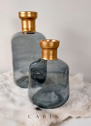 Cabin Corner Grey Vase Set