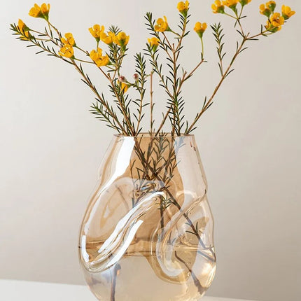 Cabin Corner Honey Pyrex Vase.