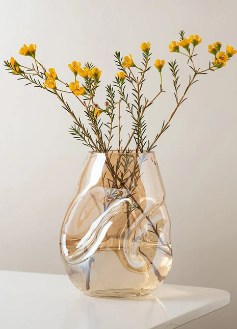 Cabin Corner Honey Pyrex Vase.