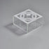 Zee Designs Plexi Glass Circles 4-Compartment Box