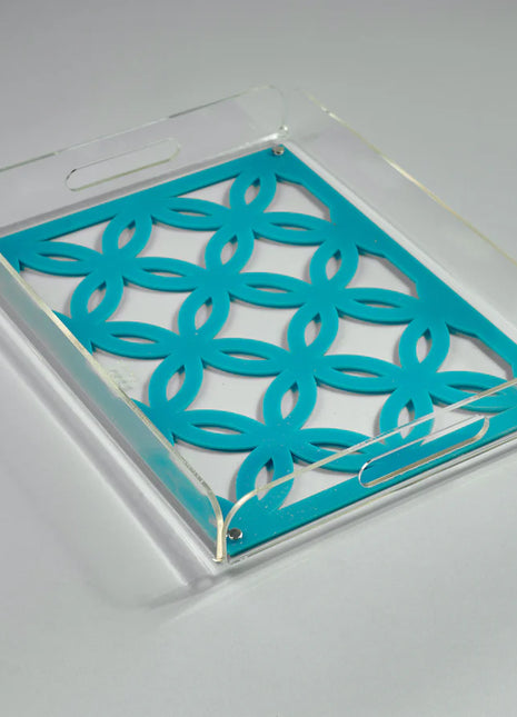 Zee Designs Plexiglass Circles Serving Tray