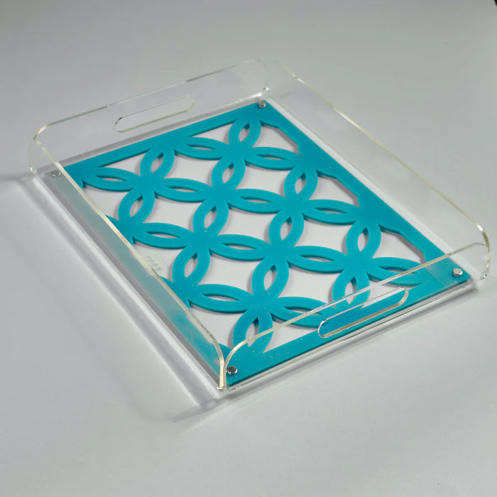 Zee Designs Plexiglass Circles Serving Tray