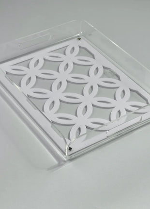 Zee Designs Plexiglass Circles Serving Tray