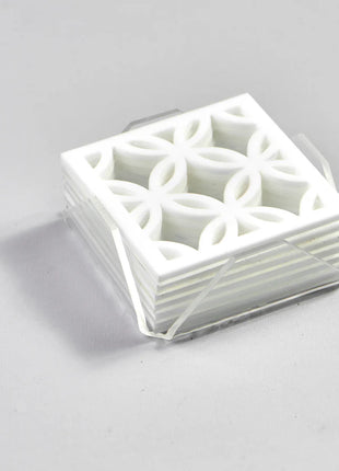 Zee Designs Plexi Glass Circles coasters