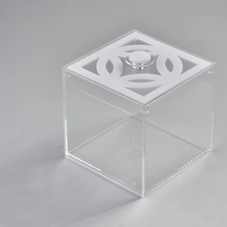 Zee Designs Plexiglass Circles Cubic Box