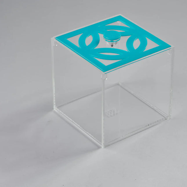 Zee Designs Plexiglass Circles Cubic Box